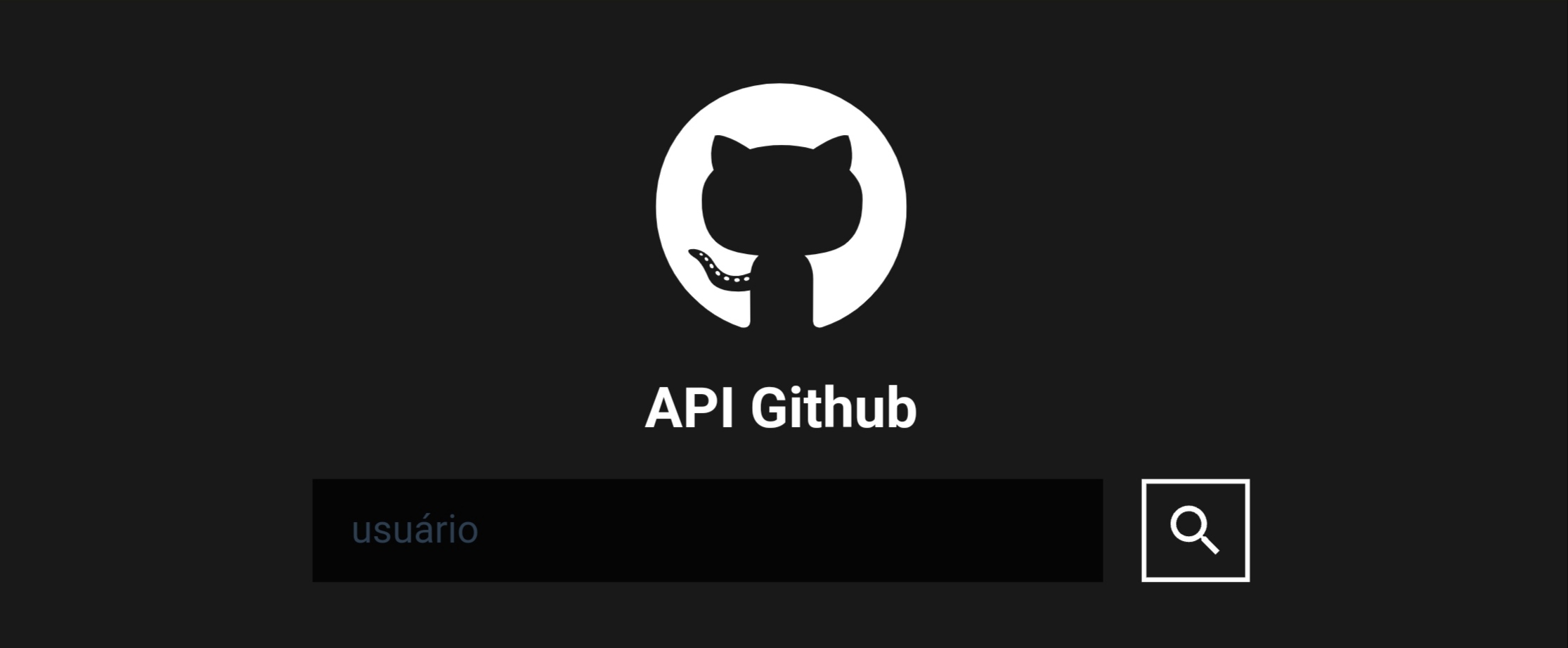 Imagem do projeto API Github