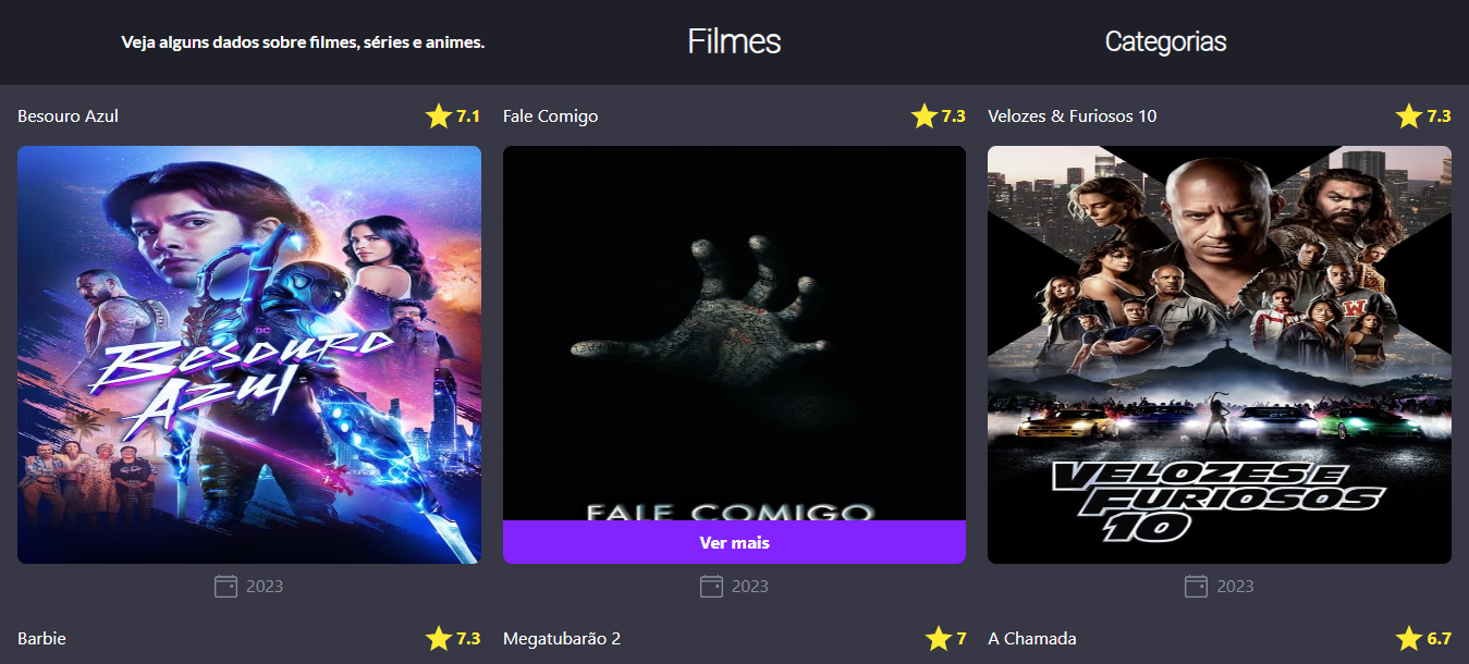 Imagem do projeto Catalogo Filmes